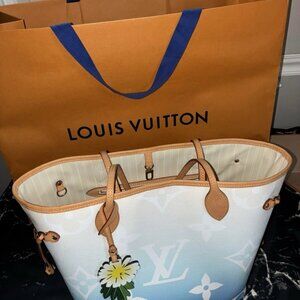 Authentic Louis Vuitton Shoulder tote - Gradient Blue